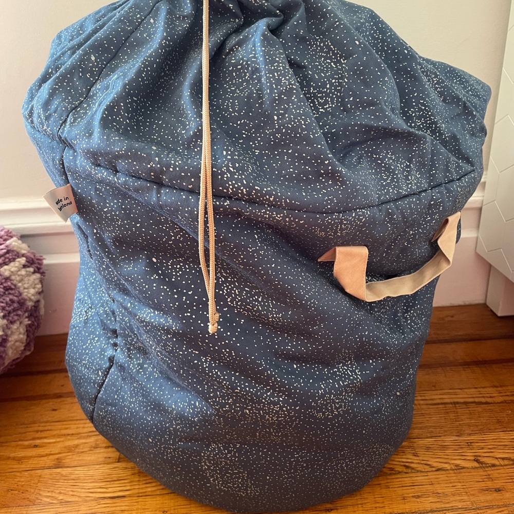 Nobodinoz toy bag - dark blue & gold